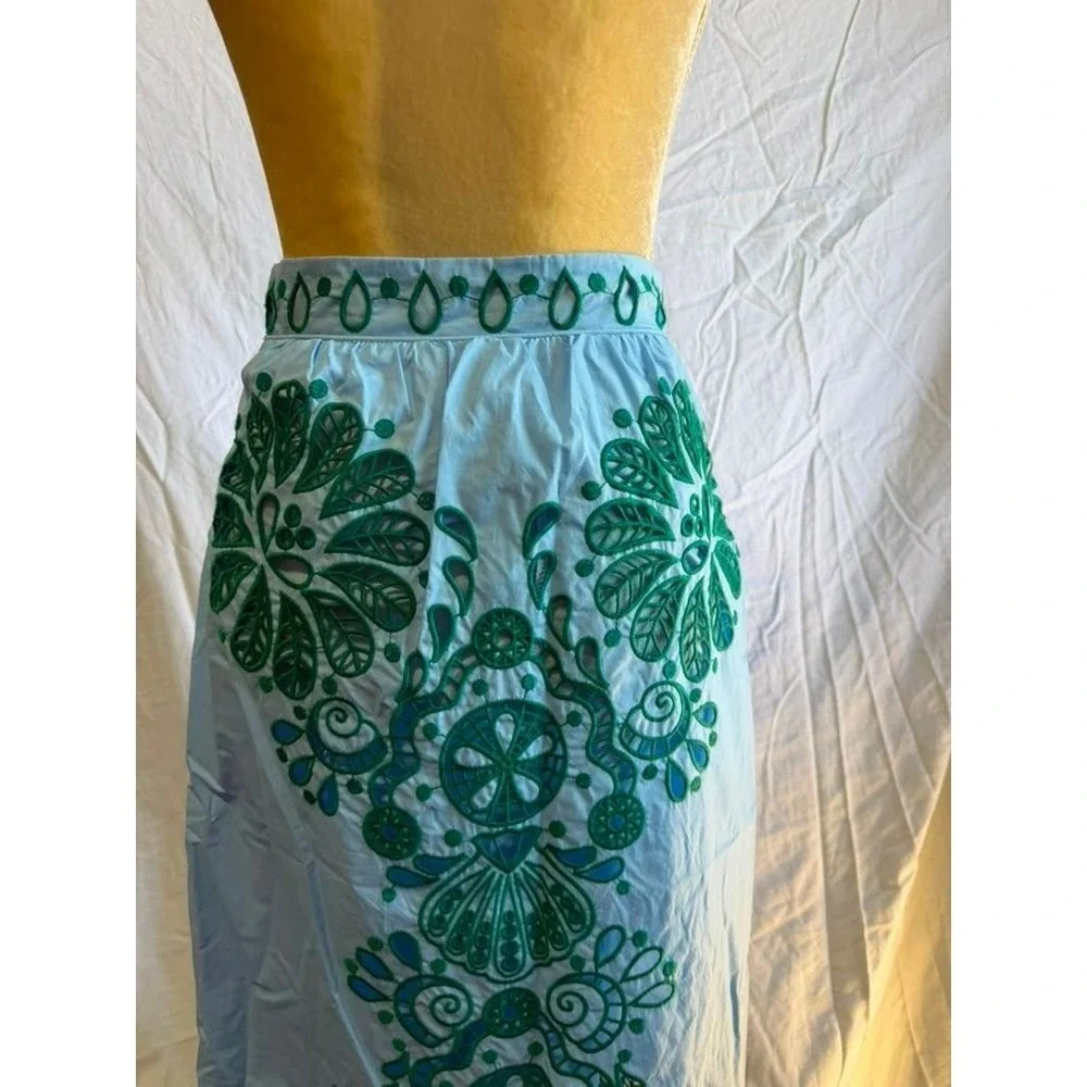 FARM Rio Graphic Richelieu Midi Skirt - Size XS - NWT - Picture 4 of 6